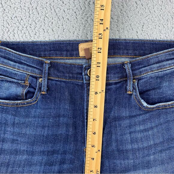 Driftwood Women's Jackie Stretch Dark Wash High Rise Jeans   Size:  32 - Picture 9 of 13